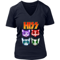 Funny Cat TShirt - Hiss for Kiss T-Shirt - Kitty Tee