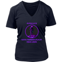 Apollo 11 Astronaut Moon Landing 50th Anniversary T-Shirt - Womens Plus Size Up To 4X