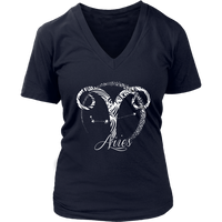 Aries T-Shirt - Zodiac Sign Tshirt - Horoscope Tee Shirts - Womens Plus Size up to 4X