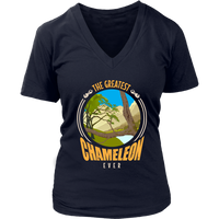 Chameleon T-Shirt - Funny Lizard Tshirt - Novelty Animal Tee - Womens Plus Size up to 4X