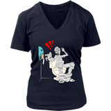 Halloween Mummy T-Shirt - Toilet Paper Monster Tee - Womens Plus Size up to 4X