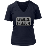 Legalize Freedom Tshirt - Politics Novelty T-Shirt - Womens Plus Size up to 4X