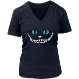 Halloween Cheshire Cat Tshirt - Alice in Wonderland - Womens Plus Size up to 4X