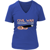 American Civil War Reenactor Tshirt - Historian Scholar Tee - Womens Plus Size Up To 4X