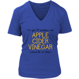 Apple Cider Vinegar Lover T Shirt - Cure for Everything Tee - Womens Plus Size Up To 4X