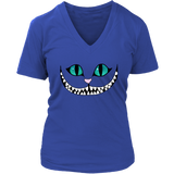 Halloween Cheshire Cat Tshirt - Alice in Wonderland - Womens Plus Size up to 4X