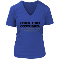 Halloween Costume Tshirt - Against Invisible Dog T-Shirt - Womens Plus Size up to 4X