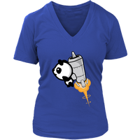 Panda Rocket Tshirt - Space Animal T-Shirt - Rocketship Tee - Womens Plus Size Up To 4X