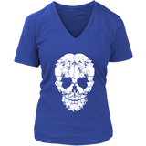 Skull of Cats Graphic Shirt - Cat And Bone Tshirt - Spooky Halloween Costume - Womens Plus Size Up To 4X