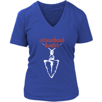 Arrowhead Hunter T-Shirt - Hunting Artifact Arrowheads Tee - Womens Plus Size Up To 4X