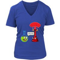 Chemical Reaction Tshirt - Chemistry Science T-Shirt - Womens Plus Size Up To 4X