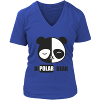 Bipolar Panda Bear Tshirt - Manic Depressive Personality - Womens Plus Size Up To 4X