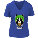 Melon Collie Funny Dog Tshirt - Melancholy Dogs Tee - Womens Plus Size Up To 4X