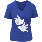 Scary Hands Halloween T-Shirt - Halloween Costume Shirt - Womens Plus Size Up To 4X