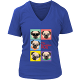 Pug Mom Tshirt - Parody T-Shirt - Gift For Dog Mama -  Womens Plus Size Up To 4X