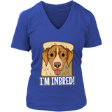 Inbred Funny Dog T-Shirt - Dogs Bread Breed Pun Tshirt - Womens Plus Size Up To 4X