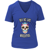 Halloween Mexican Skull Tshirt - Dia de los Muertos Dead Day T-Shirt - Womens Plus Size Up To 4X