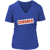 Coroner T-Shirt - Funny Halloween Costume Tee Shirt - Womens Plus Size up to 4X