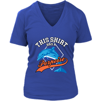 This Shirt Has A Porpoise - Marine Animals Tee - Save Whales - Womens Plus Size Up To 4X