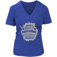 Awesome Personal Trainer Tshirt - Fitness Workout Motivation Tee - Womens Plus Size Up To 4X