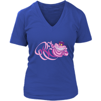 Weird Cheshire Cat T-Shirt - Cute Mad Cats for Halloween - Womens Plus Size Up To 4X