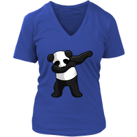 Dabbing Panda T-Shirt - Funny Bear Dab T Shirt - Womens Plus Size up to 4X