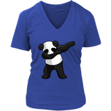 Dabbing Panda T-Shirt - Funny Bear Dab T Shirt - Womens Plus Size up to 4X