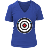 Bullseye Axe Throwing Sport T-Shirt - Bull's Eye Ax Throwing - Womens Plus Size Up To 4X