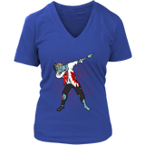 Halloween Scary Dabbing Zombie T-Shirt - Zombies Dab Tee - Womens Plus Size up to 4X