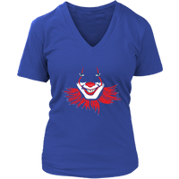 Halloween Clown T-Shirt - Scary Creepy Smiling Clown Tee Shirt - Frightening