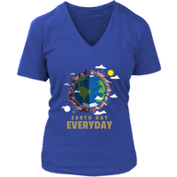 Earth Day Everyday Tee - Save Endangered Animals Tshirt - Womens Plus Size Up To 4X