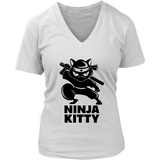 Cat Ninja T-Shirt - Cat Personalities Tee - Womens Plus Size up to 4X