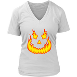 Jack Olantern Smile T-Shirt - Halloween Pumpkin Tee - Womens Plus Size up to 4X