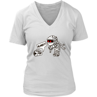 Mummy T-Shirt - Funny Tee - Halloween Tshirt - Pun Shirt - Womens Plus Size Up To 4X