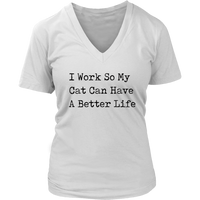 Cat Parent T-Shirt - Cat Lovers Tshirt - Funny Tee - Womens Plus Size up to 4X