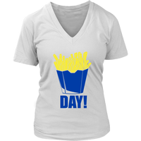 Fry Day Shirt - Fast Food Tee Shirt - French Fries T-Shirt - Womens Plus Size Up To 4X