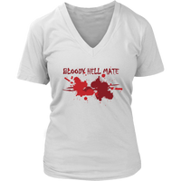 Bloody Hell Halloween Costume Tshirt - Red Blood Stain T-Shirt - Womens Plus Size Up To 4X