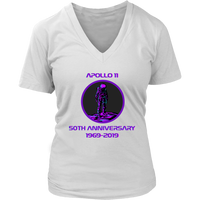 Apollo 11 Astronaut Moon Landing 50th Anniversary T-Shirt - Womens Plus Size Up To 4X