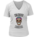 Halloween Mexican Skull Tshirt - Dia de los Muertos Dead Day - Womens Plus Size Up To 4X