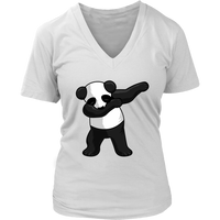 Dabbing Panda T-Shirt - Funny Bear Dab T Shirt - Womens Plus Size up to 4X