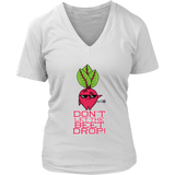 Funny Veggie Food Pun Tshirt - Beet Beat Drop DJ Joke - Womens Plus Size Up To 4X