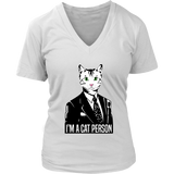 Cat Person - Cat Lover T-Shirt - Witty Graphic Tee - Cats - Womens Plus Size Up To 4X