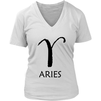 Aries T-Shirt - Zodiac Sign Tshirt - Horoscope Tee Shirts - Womens Plus Size Up To 4X