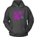 I Love The 80's Hoodie Neon Lights Disco 80s Throwback Hooded Sweatshirt Up to 5X