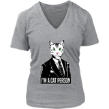 Cat Person - Cat Lover T-Shirt - Witty Graphic Tee - Cats - Womens Plus Size Up To 4X