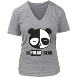 Bipolar Panda Bear Tshirt - Manic Depressive Personality - Womens Plus Size Up to 4X