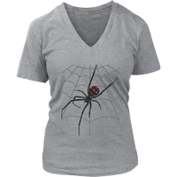 Halloween Scary Spider Web Tshirt Deadly Spider's Web Tee - Womens Plus Size Up To 4X