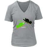 Chameleoff Chameleon Lizard Joke T-Shirt - Funny Reptiles - Womens Plus Size Up To 4X