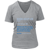 Bookkeeper Funny Definition Joke Tshirt - Accountant Tee - Womens Plus Size Up To 4X