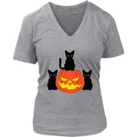 Halloween Cat Pumpkin Tee